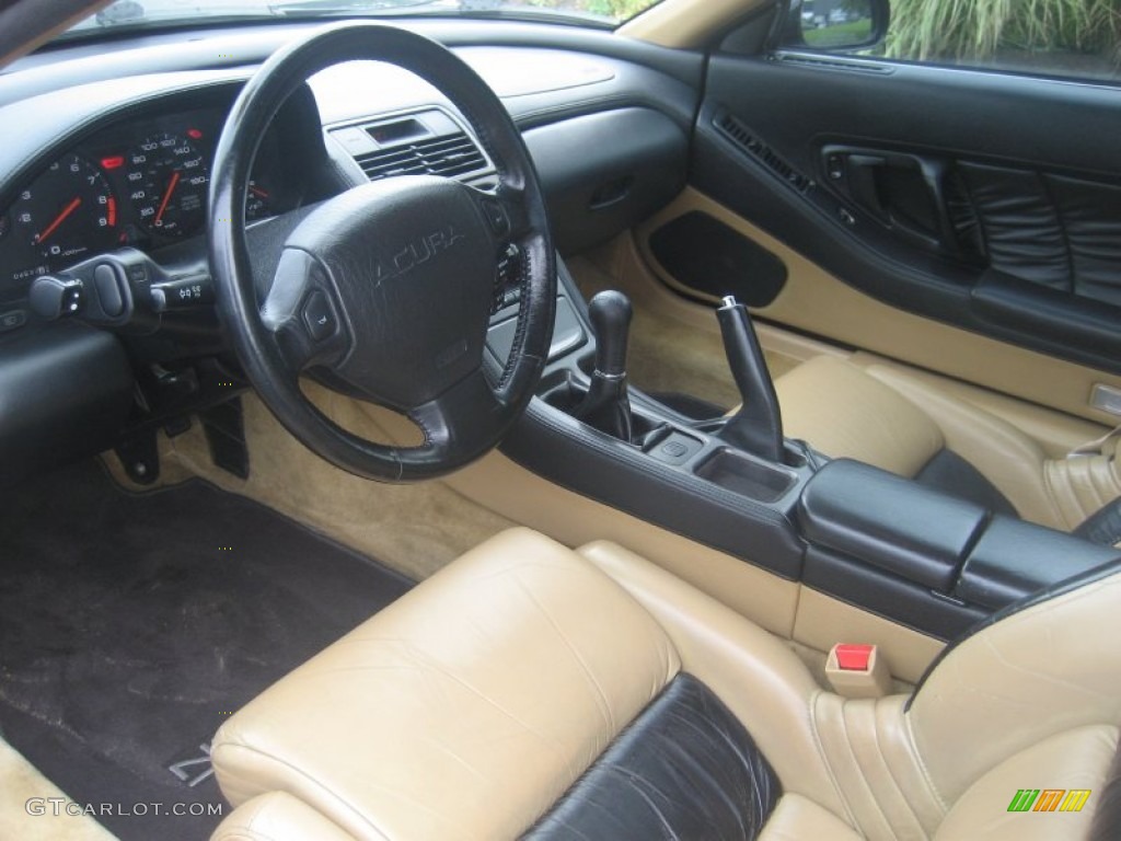 Beige Interior 1994 Acura NSX Standard NSX Model Photo #69146633