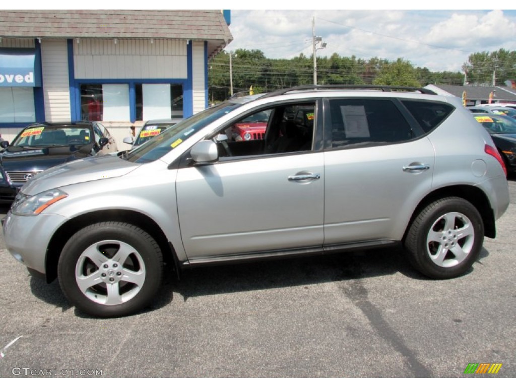 2005 Murano S AWD - Sheer Silver Metallic / Charcoal photo #11