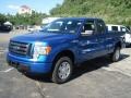 2012 Blue Flame Metallic Ford F150 STX SuperCab 4x4  photo #3