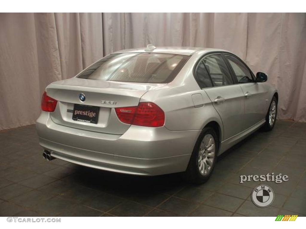 2009 3 Series 328xi Sedan - Titanium Silver Metallic / Black photo #5
