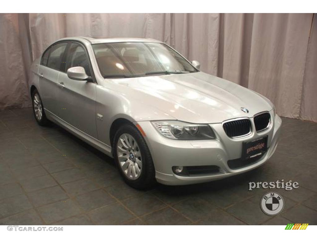 2009 3 Series 328xi Sedan - Titanium Silver Metallic / Black photo #7