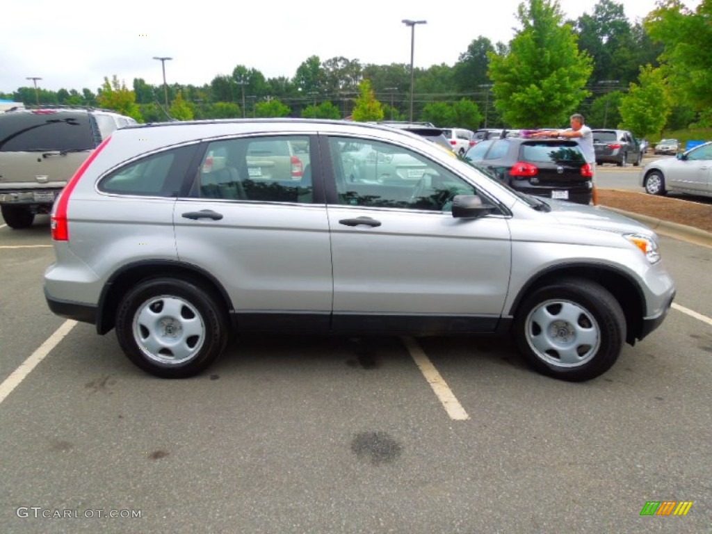 2009 CR-V LX - Alabaster Silver Metallic / Gray photo #3