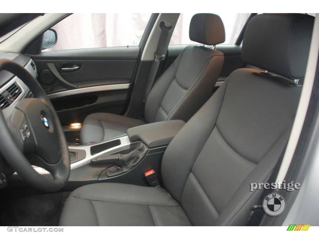 2009 3 Series 328xi Sedan - Titanium Silver Metallic / Black photo #11