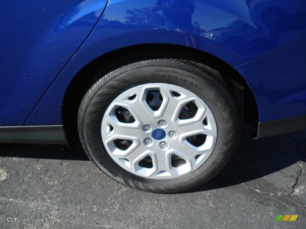 2012 Focus SE Sedan - Sonic Blue Metallic / Stone photo #7