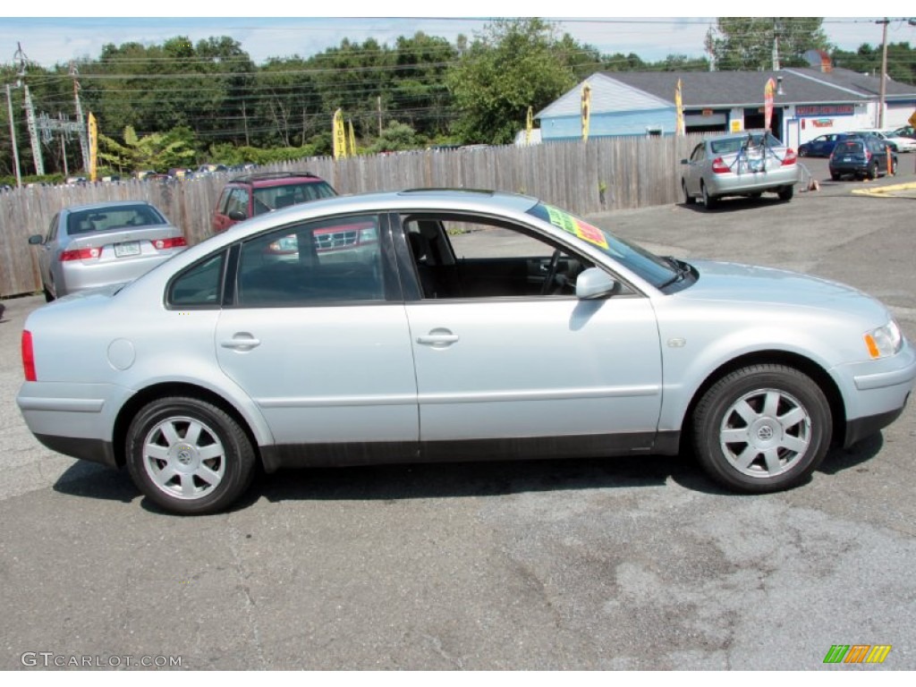 1999 Passat GLS Sedan - Satin Silver Metallic / Black photo #5