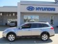 2011 Steel Silver Metallic Subaru Outback 2.5i Limited Wagon  photo #3