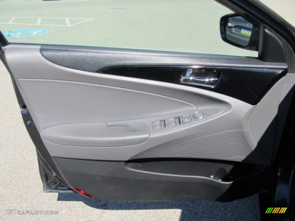 2011 Sonata Limited - Pacific Blue Pearl / Gray photo #12