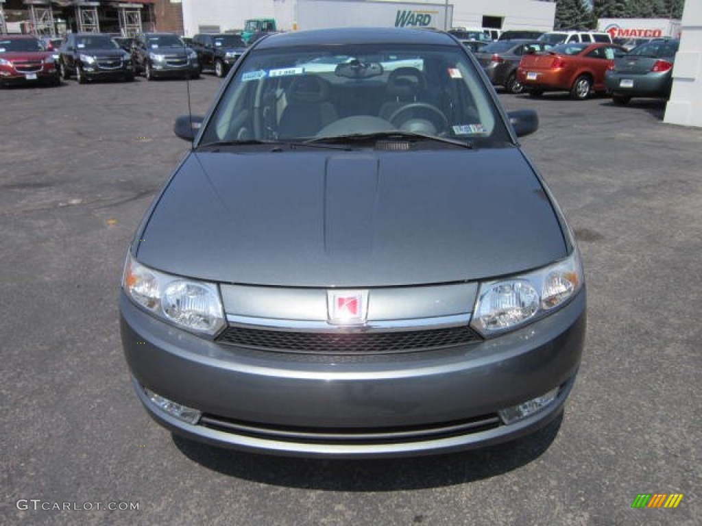 2004 ION 3 Sedan - Storm Grey / Grey photo #2