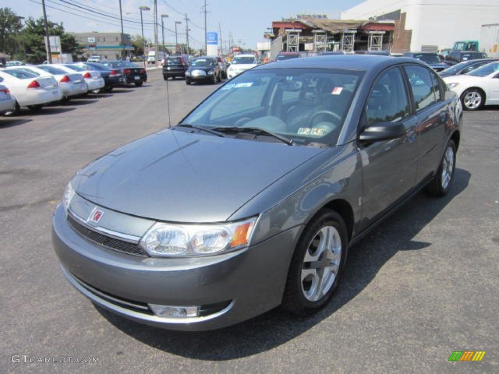 2004 ION 3 Sedan - Storm Grey / Grey photo #3