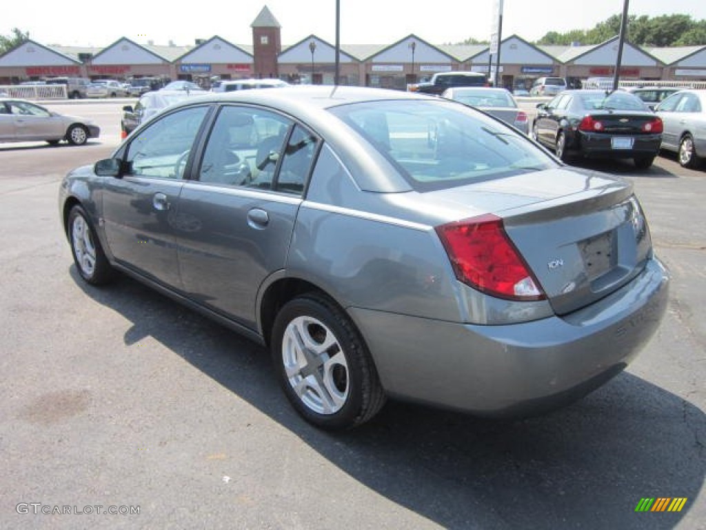 2004 ION 3 Sedan - Storm Grey / Grey photo #5