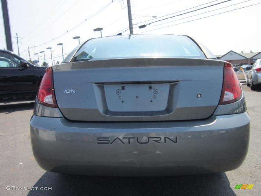 2004 ION 3 Sedan - Storm Grey / Grey photo #6