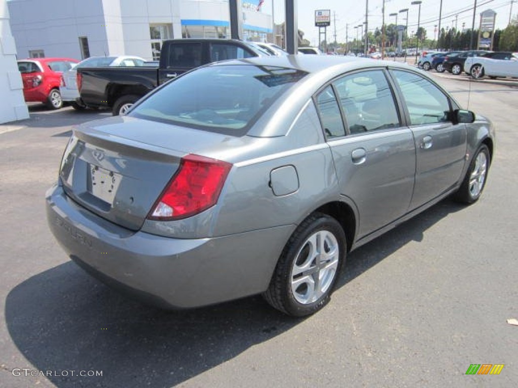 2004 ION 3 Sedan - Storm Grey / Grey photo #7
