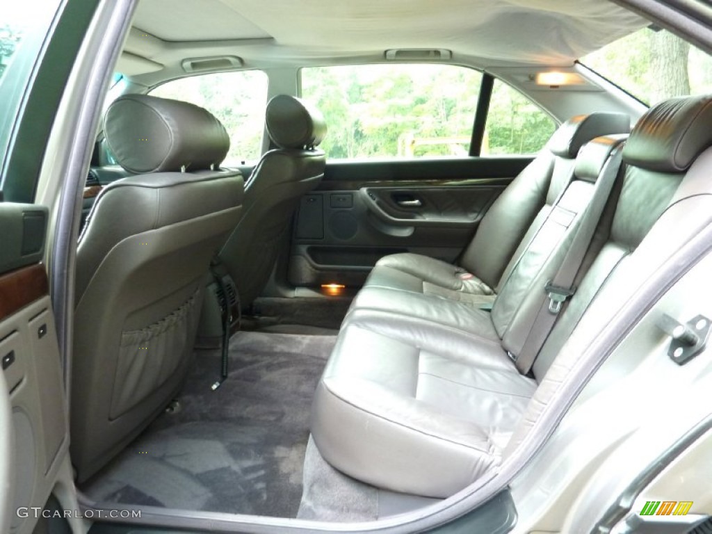 1995 BMW 7 Series 740iL Sedan Rear Seat Photo #69151057