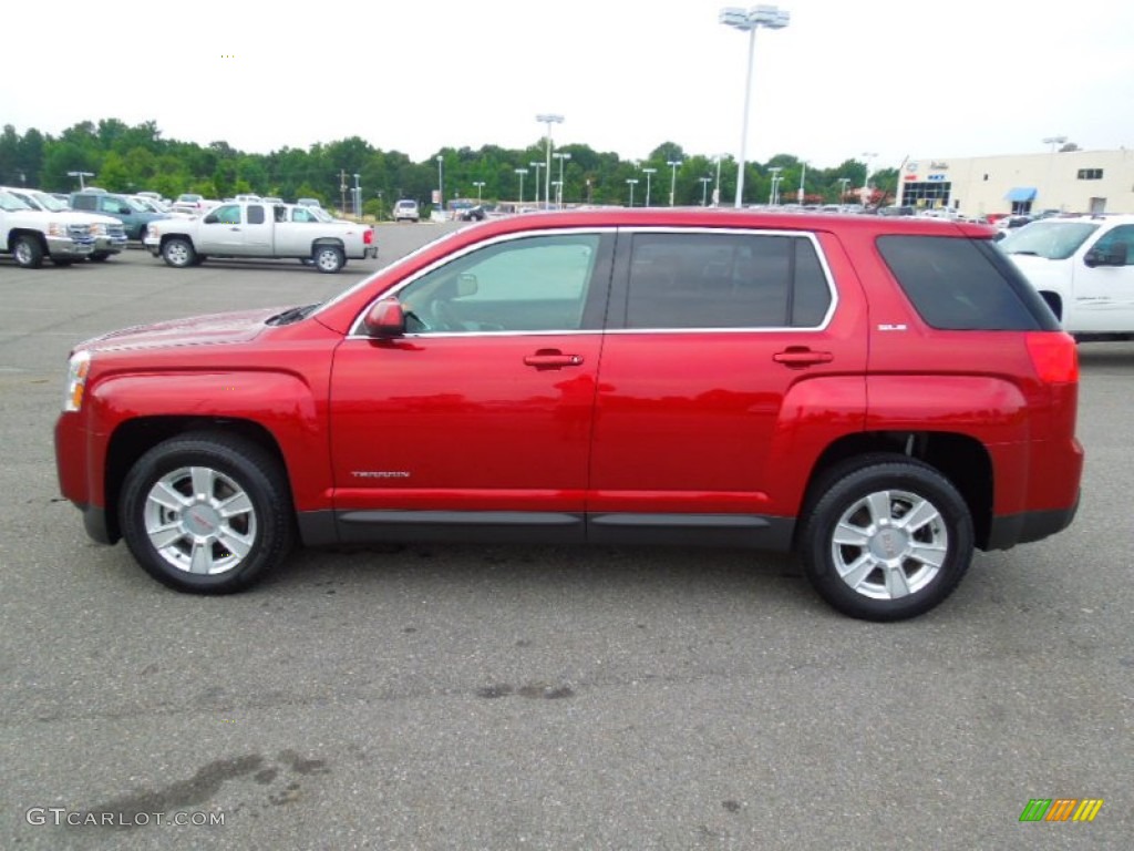 Merlot Jewel Metallic 2010 GMC Terrain SLE Exterior Photo #69151684
