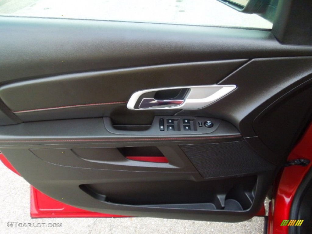 2010 GMC Terrain SLE Jet Black Door Panel Photo #69151753