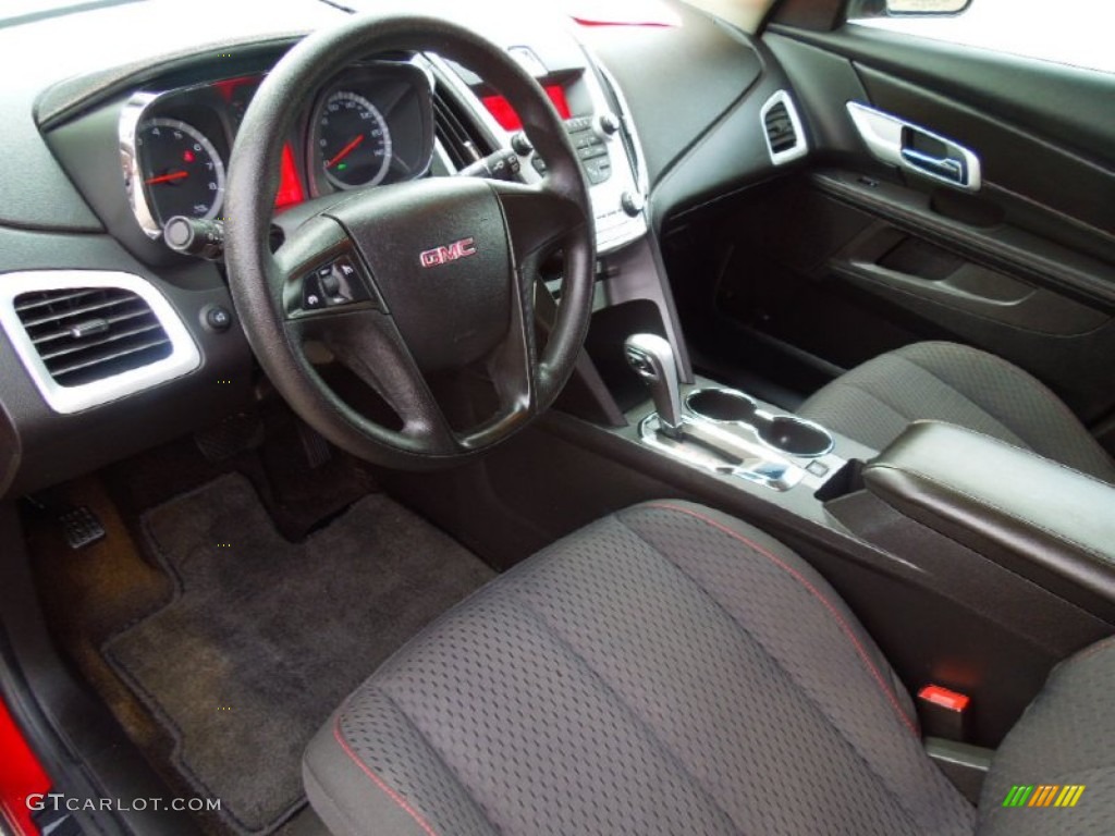 Jet Black Interior 2010 GMC Terrain SLE Photo #69151894