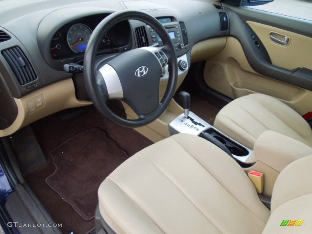 2008 Hyundai Elantra SE Sedan Interior Color Photos