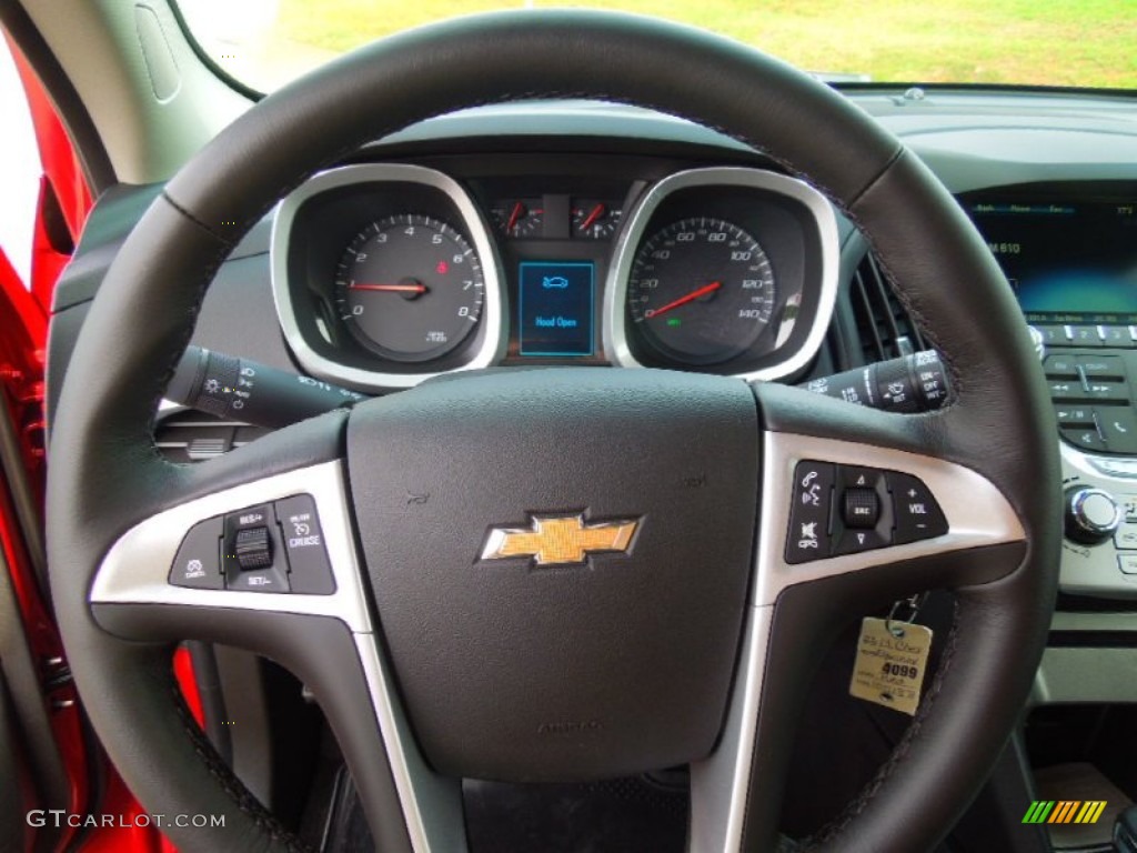 2013 Chevrolet Equinox LT Jet Black Steering Wheel Photo #69153010