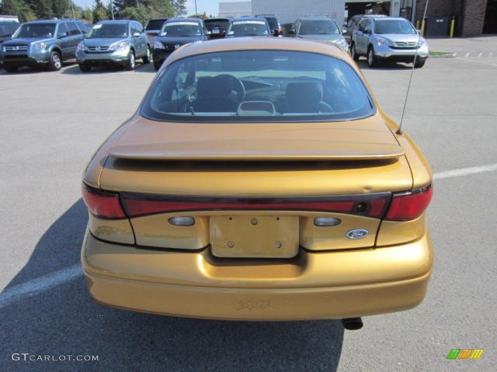 2001 Escort ZX2 Coupe - Sunray Gold Metallic / Dark Charcoal photo #6
