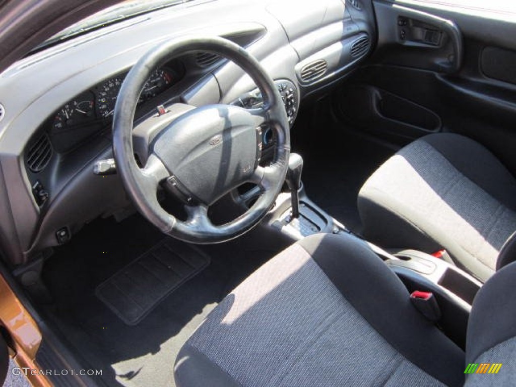 Dark Charcoal Interior 2001 Ford Escort ZX2 Coupe Photo #69153100