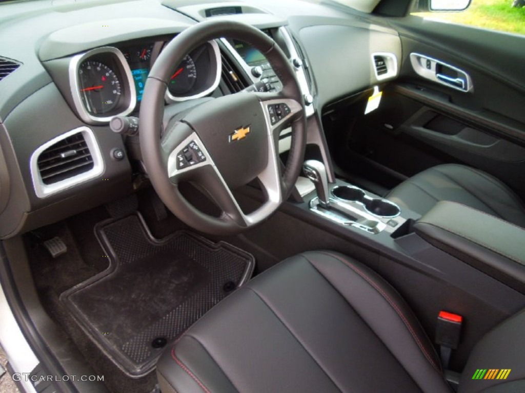 Jet Black Interior 2013 Chevrolet Equinox LT Photo #69153379