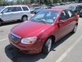 2007 Radiant Red Kia Spectra EX Sedan #69150613