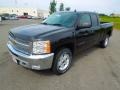 2013 Black Chevrolet Silverado 1500 LT Extended Cab 4x4  photo #1