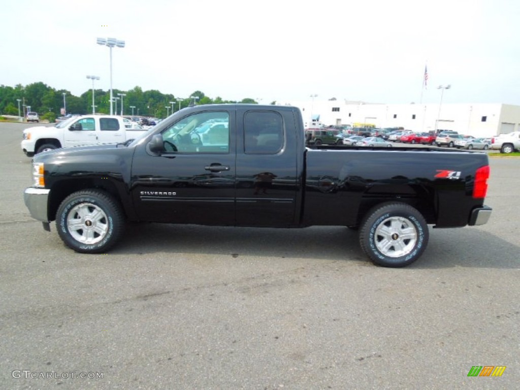 2013 Silverado 1500 LT Extended Cab 4x4 - Black / Ebony photo #4