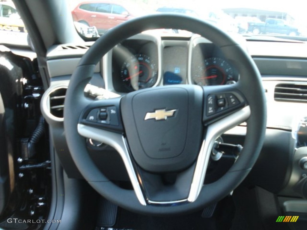 2013 Chevrolet Camaro LS Coupe Black Steering Wheel Photo #69154225