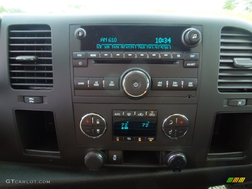 2013 Silverado 1500 LT Extended Cab - Blue Granite Metallic / Ebony photo #11