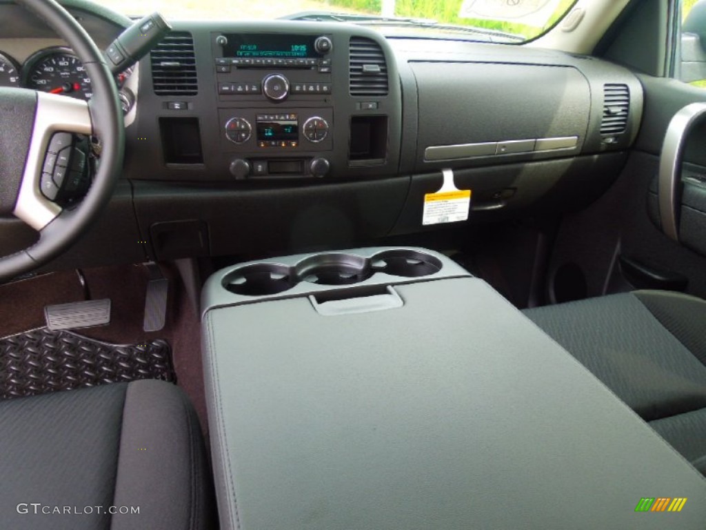 2013 Silverado 1500 LT Extended Cab - Blue Granite Metallic / Ebony photo #17