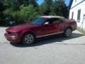 2005 Redfire Metallic Ford Mustang V6 Deluxe Convertible  photo #3