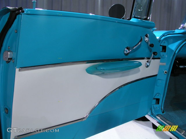 1957 Bel Air Convertible - Turquoise / Turquoise photo #10