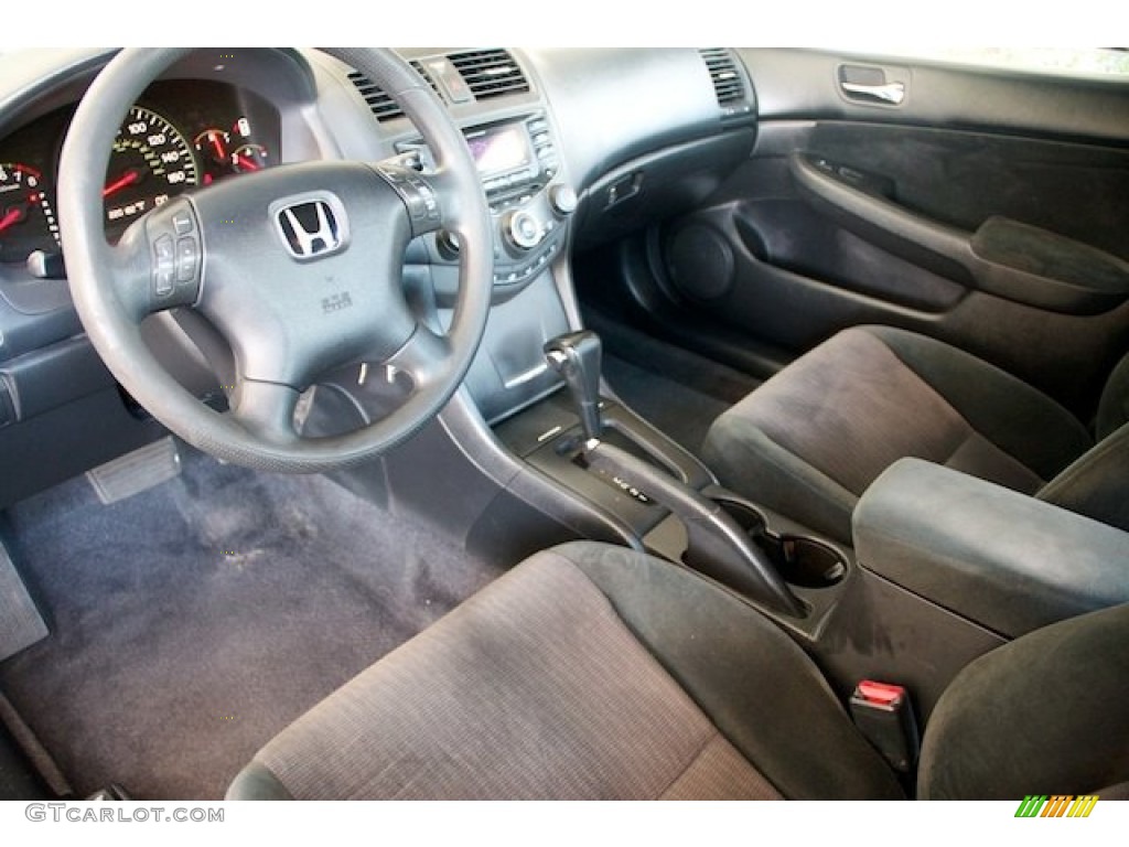 Black Interior 2005 Honda Accord LX V6 Sedan Photo #69156106