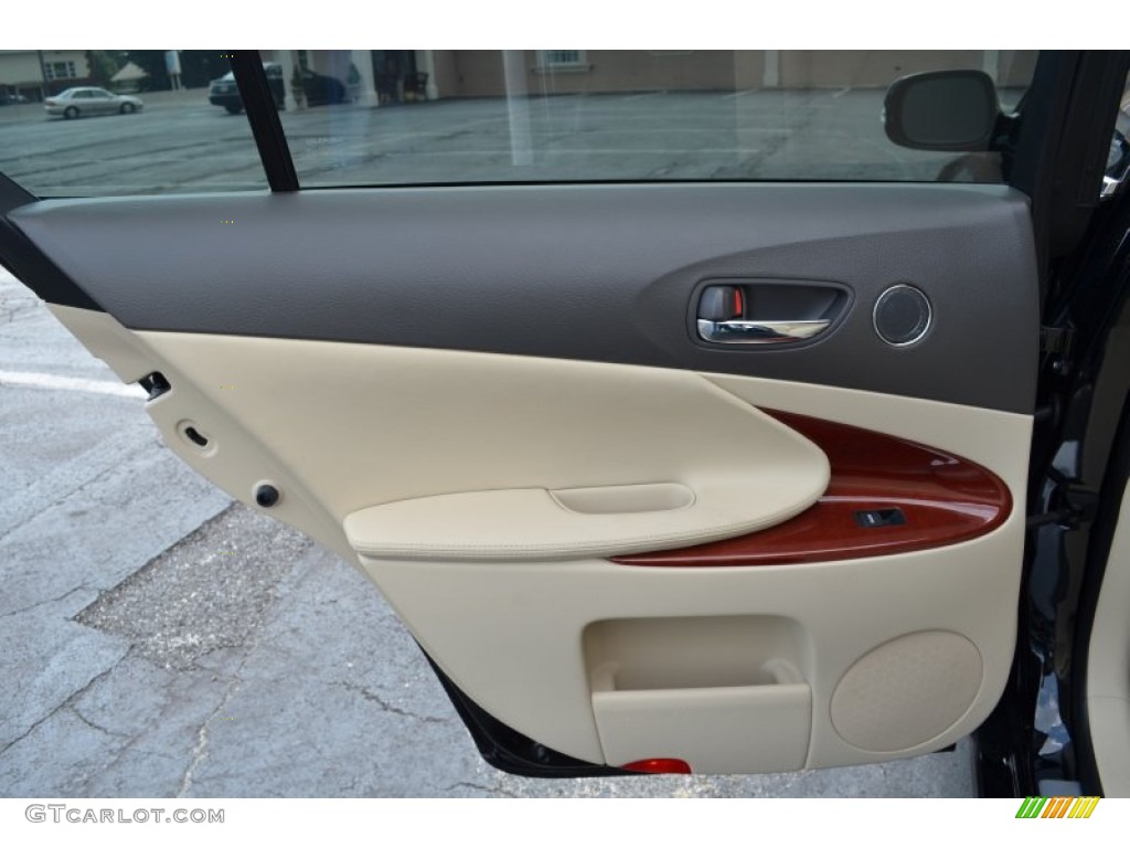 2010 Lexus GS 350 Parchment Door Panel Photo #69157032