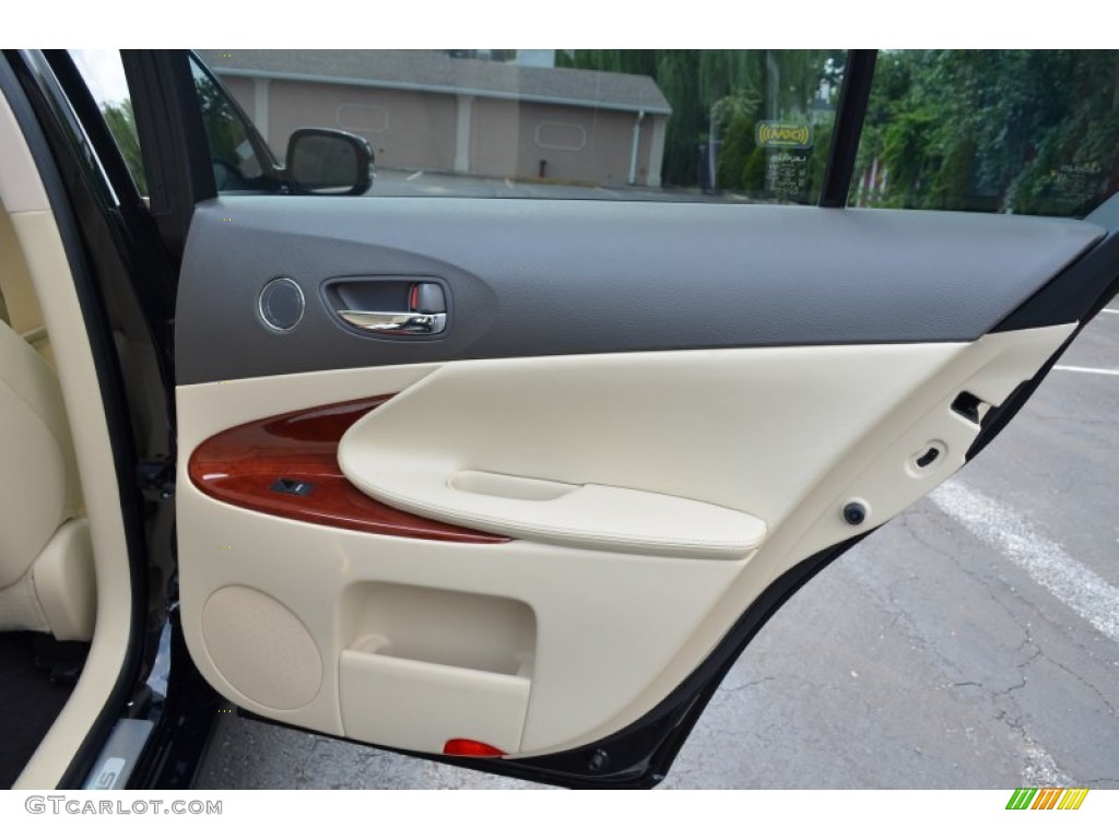 2010 Lexus GS 350 Parchment Door Panel Photo #69157041