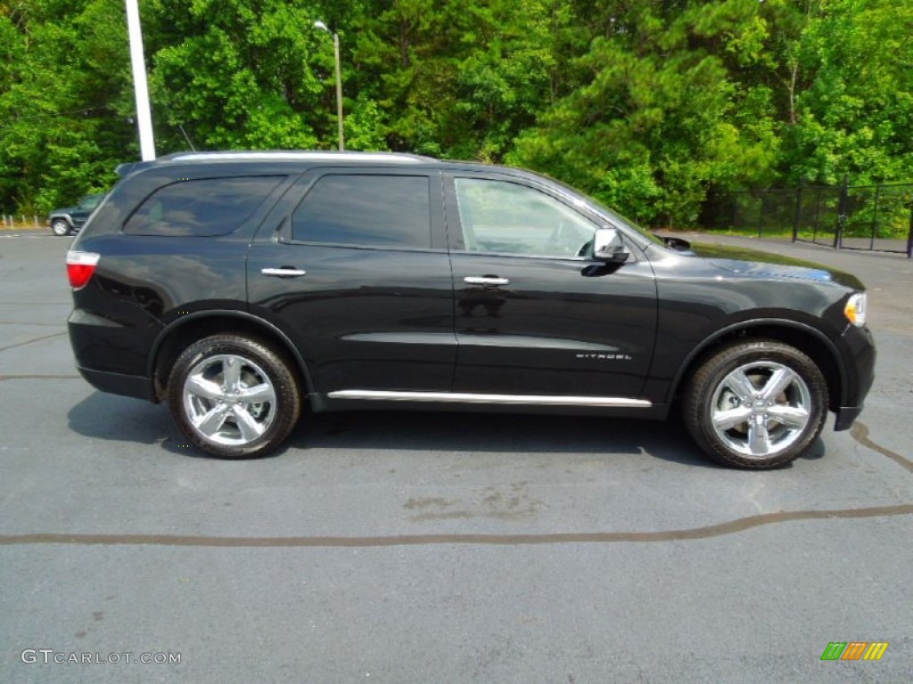 Brilliant Black Crystal Pearl 2013 Dodge Durango Citadel AWD Exterior Photo #69157333