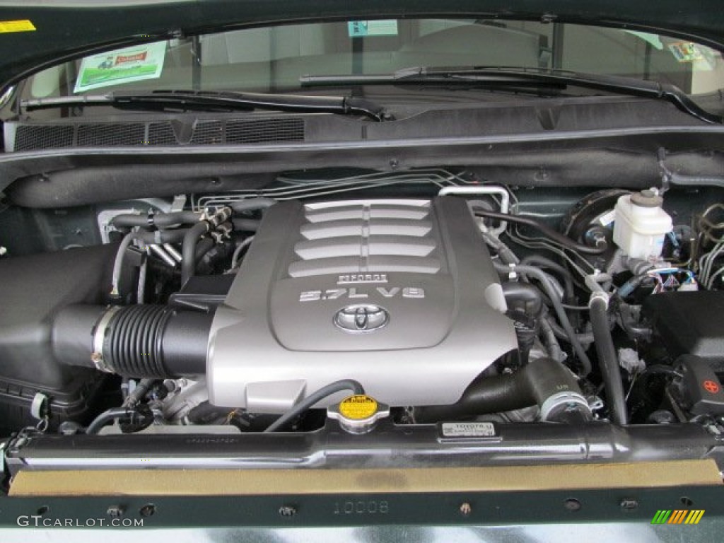 2008 Sequoia SR5 4WD - Timberland Green Mica / Graphite photo #9