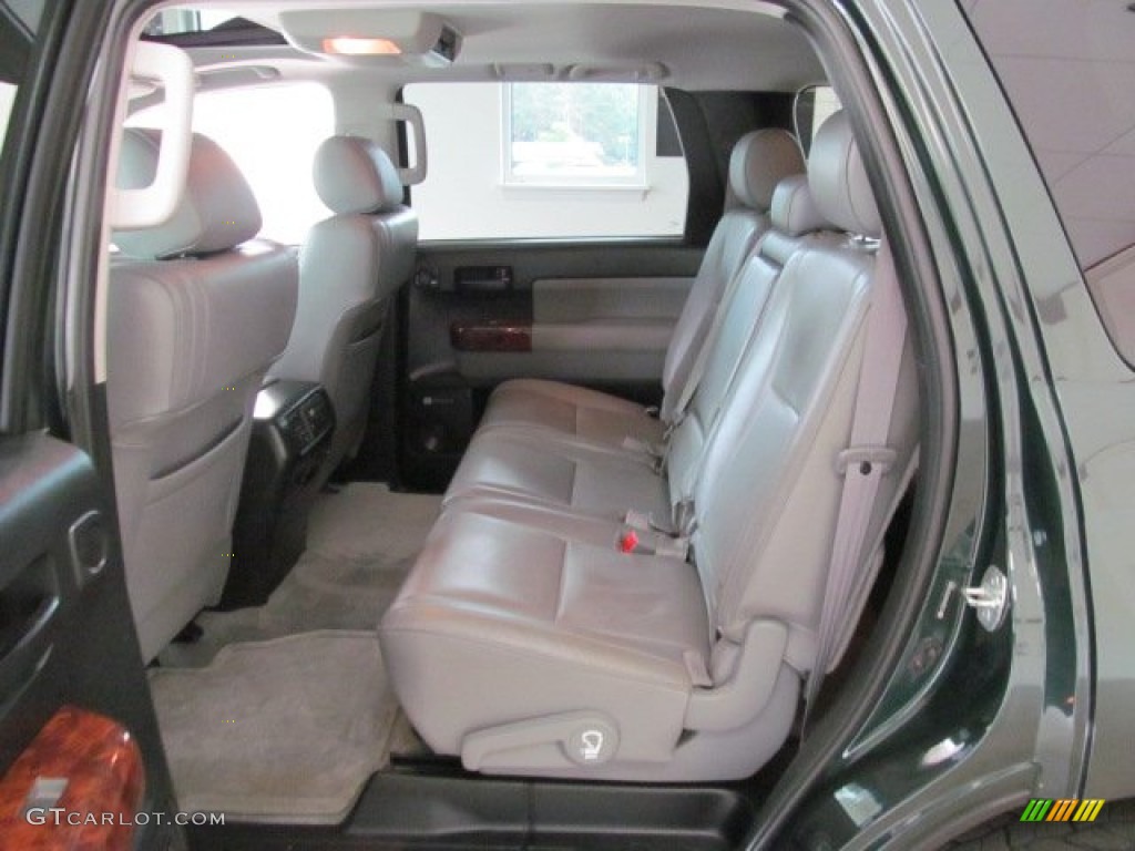 2008 Sequoia SR5 4WD - Timberland Green Mica / Graphite photo #13
