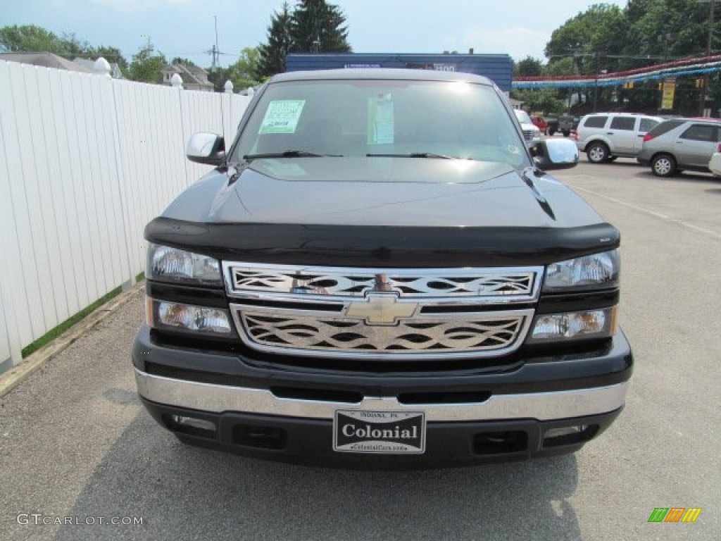 2007 Silverado 1500 Classic Extended Cab 4x4 - Black / Dark Charcoal photo #4