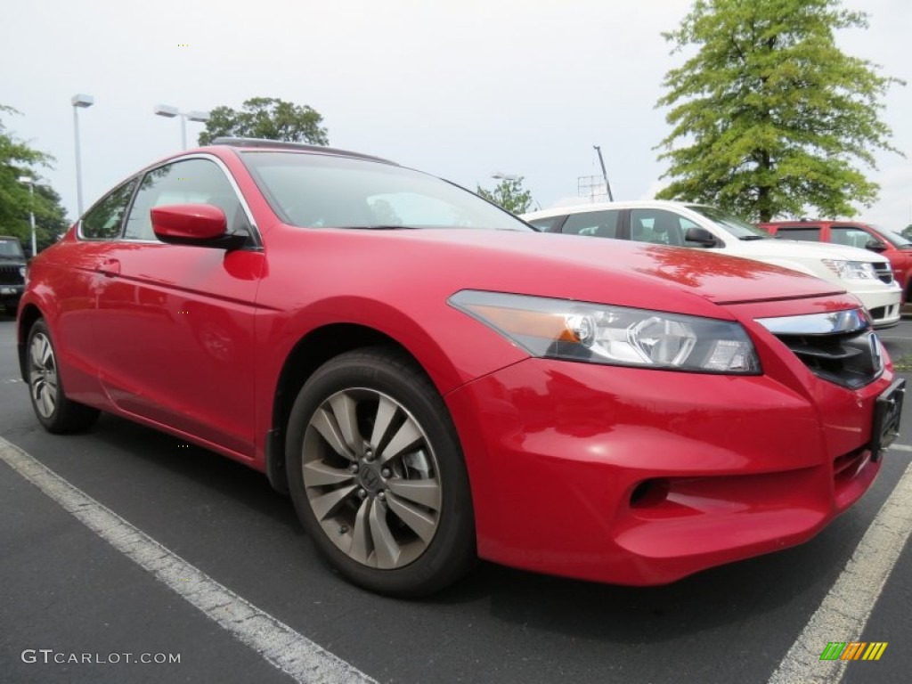 2012 Accord EX-L Coupe - San Marino Red / Ivory photo #4