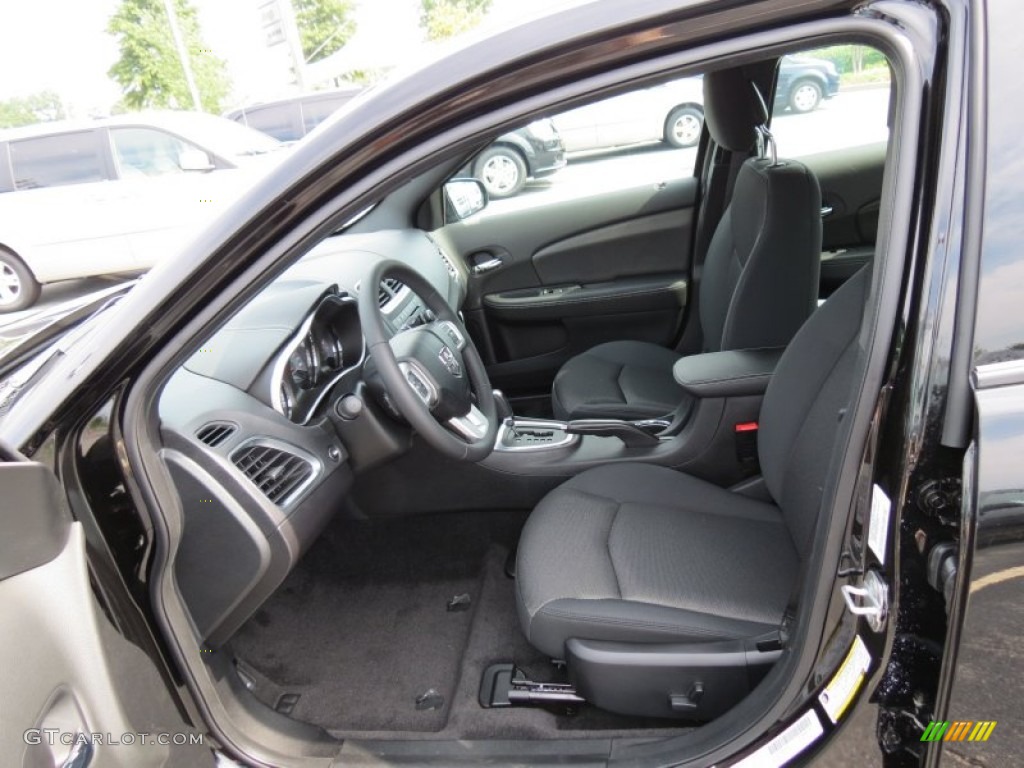 Black Interior 2013 Dodge Avenger SXT Photo #69160132