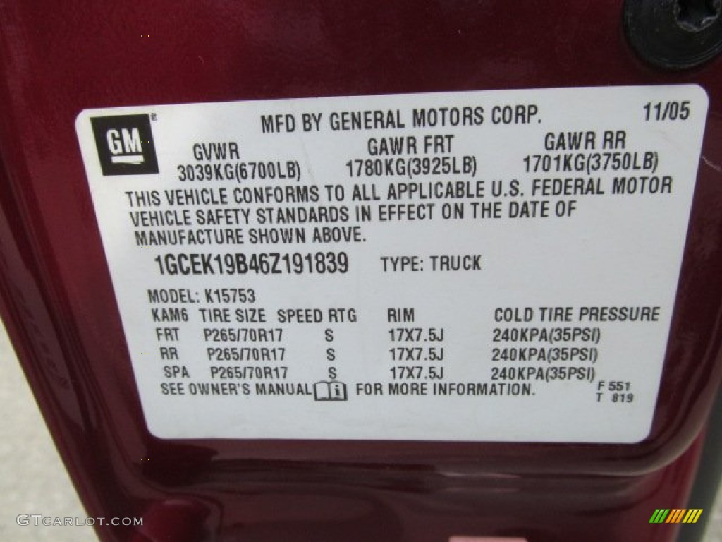 2006 Silverado 1500 LT Extended Cab 4x4 - Sport Red Metallic / Dark Charcoal photo #19