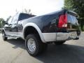 2012 True Blue Pearl Dodge Ram 3500 HD Laramie Crew Cab 4x4 Dually  photo #2