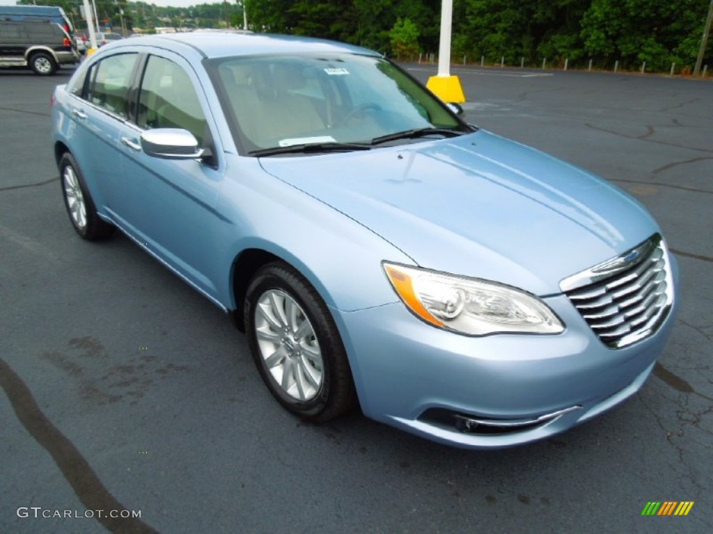 Crystal Blue Pearl 2013 Chrysler 200 Limited Sedan Exterior Photo #69161119
