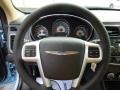 Black/Light Frost Beige 2013 Chrysler 200 Limited Sedan Steering Wheel