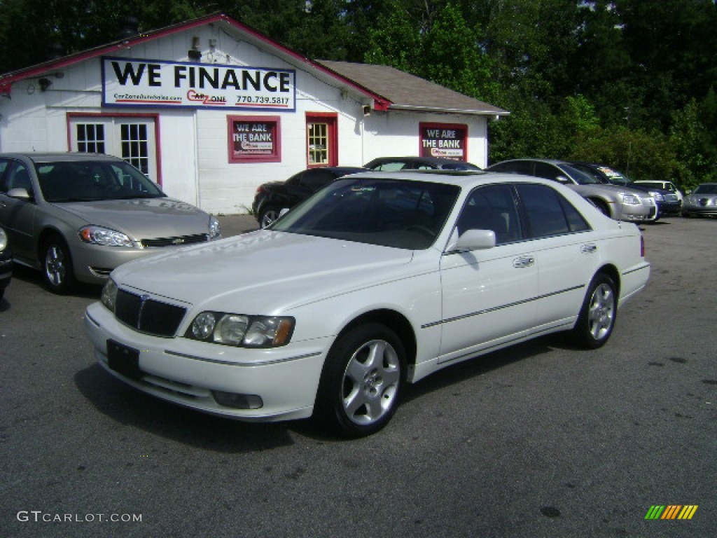 1999 Q 45 t Sedan - Aspen White Pearl / Beige photo #1