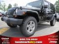 2012 Black Jeep Wrangler Unlimited Rubicon 4x4  photo #1