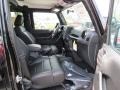2012 Jeep Wrangler Unlimited Altitude Edition Black/Radar Red Stitch Interior Interior Photo