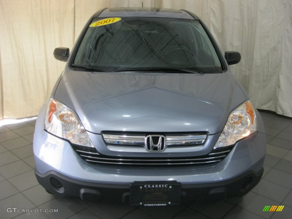 2007 CR-V EX - Glacier Blue Metallic / Gray photo #2